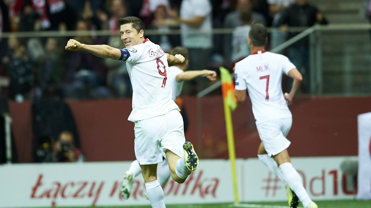 Arkadiusz Milik i Robert Lewandowski