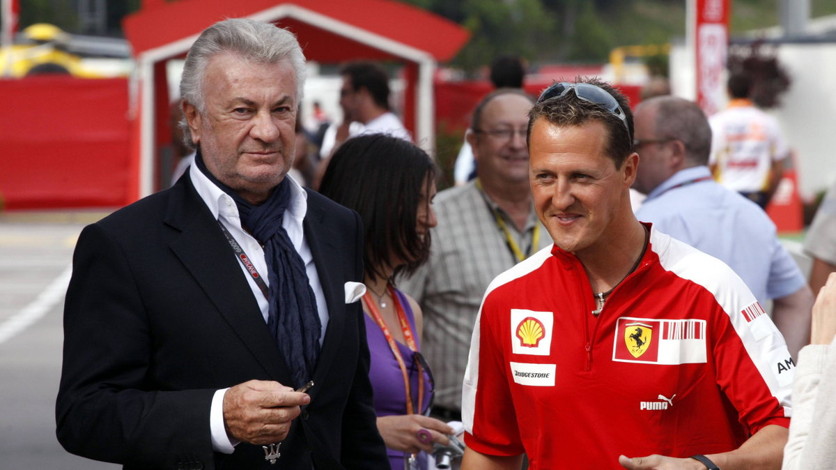 Willi Weber, Michael Schumacher (z prawej)