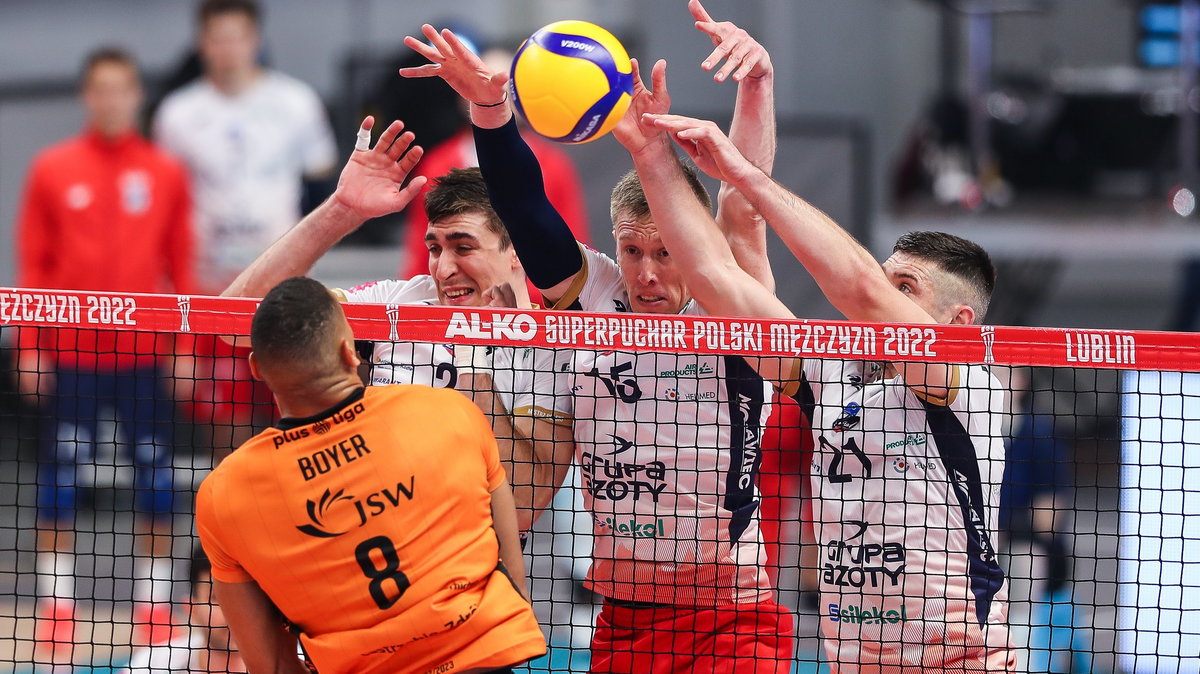 Siatkowka. Superpuchar. Grupa Azoty ZAKSA Kedzierzyn-Kozle - Jastrzebski Wegiel. 26.10.2022