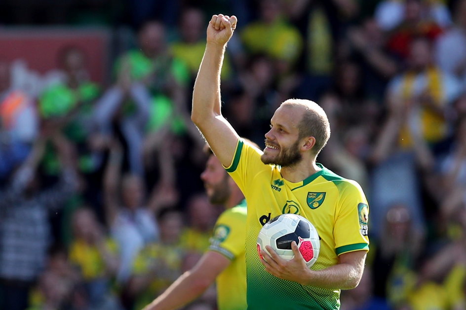 Po hattricku z Newcastle Teemu Pukki zabrał piłkę do domu