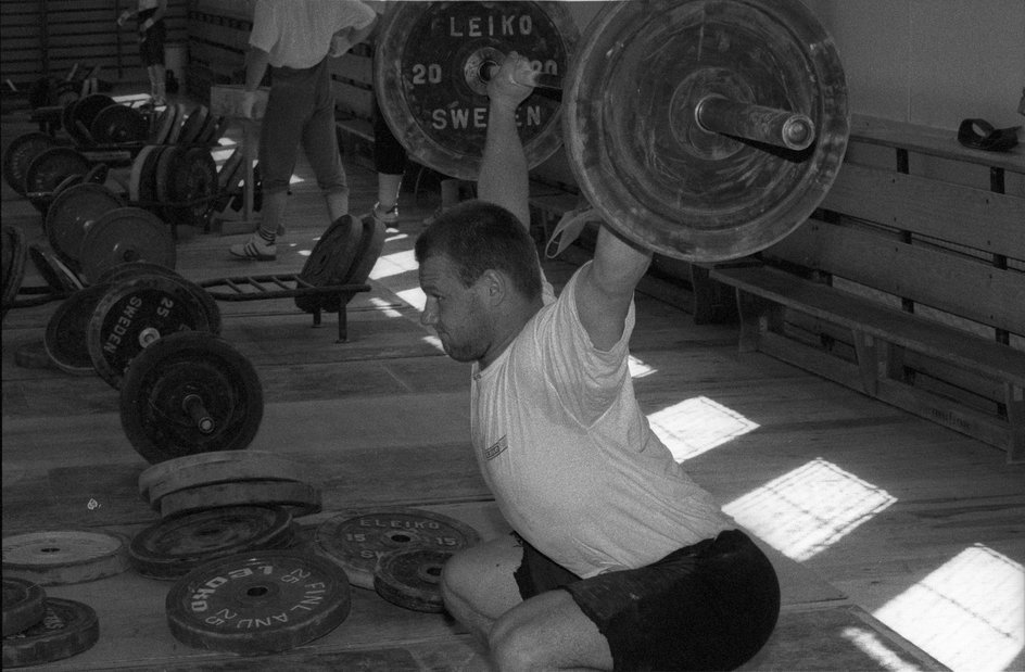 Waldemar Malak na treningu przed igrzyskami w Barcelonie