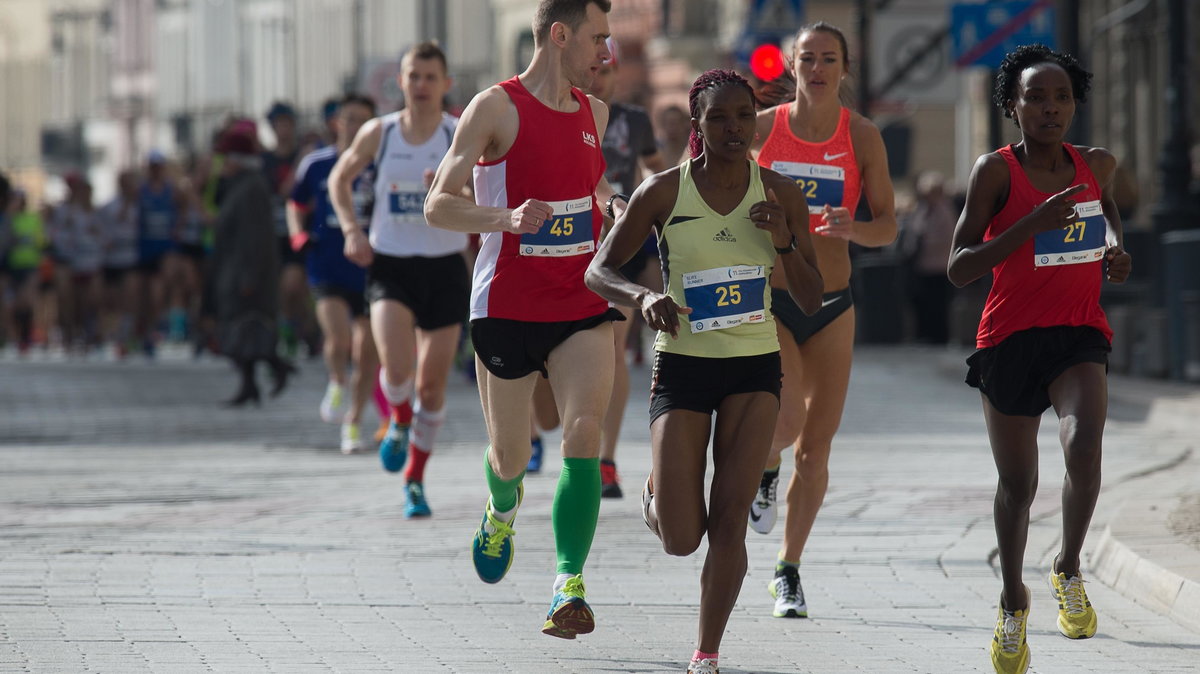 Lekkoatletyka. 11 Polmaraton warszawski. 03.04.2016