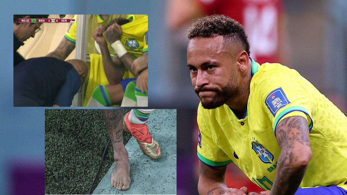 Neymar opuścił boisko z powodu kontuzji