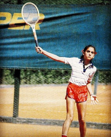 Gabriela Sabatini w dzieciństwie