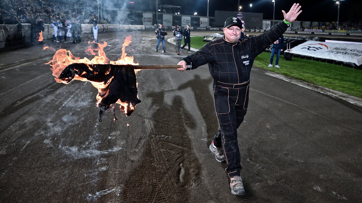 Marcin "Mrówa" Wnuk. Kierownik startu Motoru Lublin