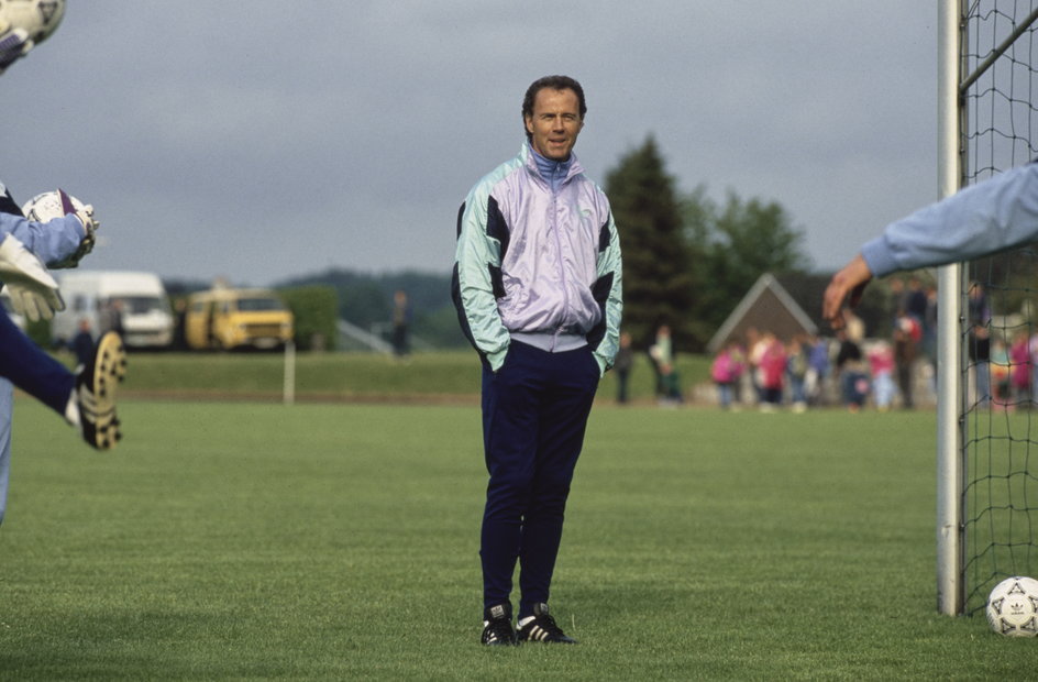 Franz Beckenbauer w roli selekcjonera Niemiec (1990 r.)