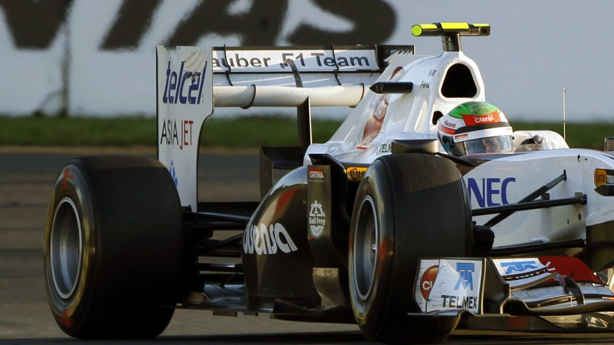 Sergio Perez na torze Albert Park