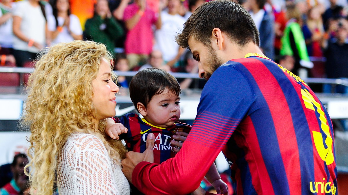 Shakira i Gerard Pique z synkiem