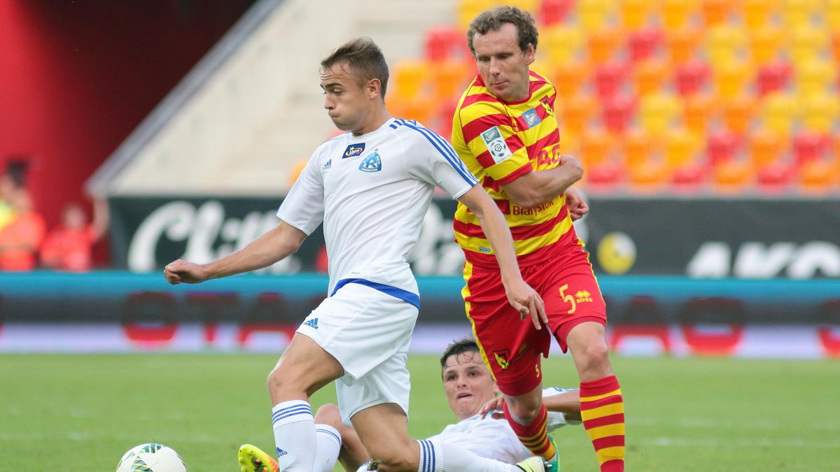 Pilka nozna. Ekstraklasa. Jagiellonia Bialystok - Ruch Chorzow. 23.07.2016