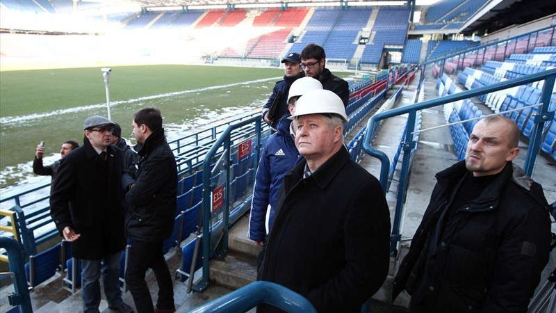 Inspekcja na stadionie Wisły