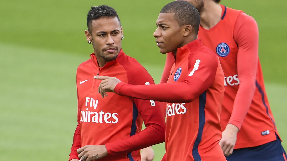 Neymar and Mbappe