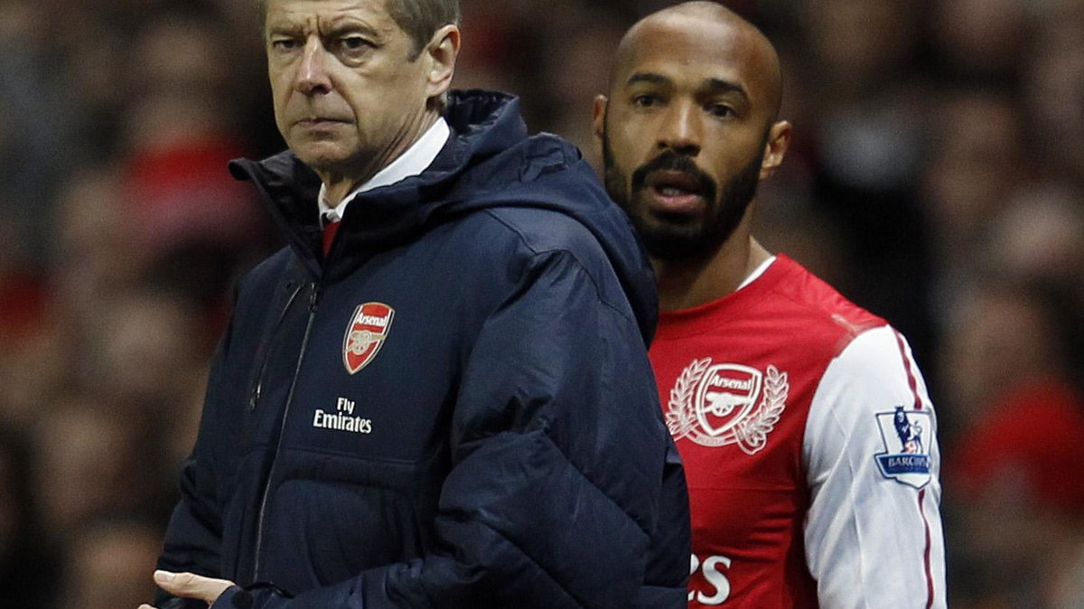 Arsene Wenger i Thierry Henry