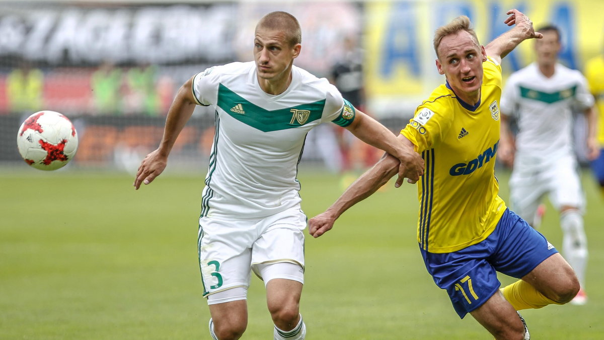 Pilka nozna. Ekstraklasa. Arka Gdynia - Slask Wroclaw. 16.07.2017