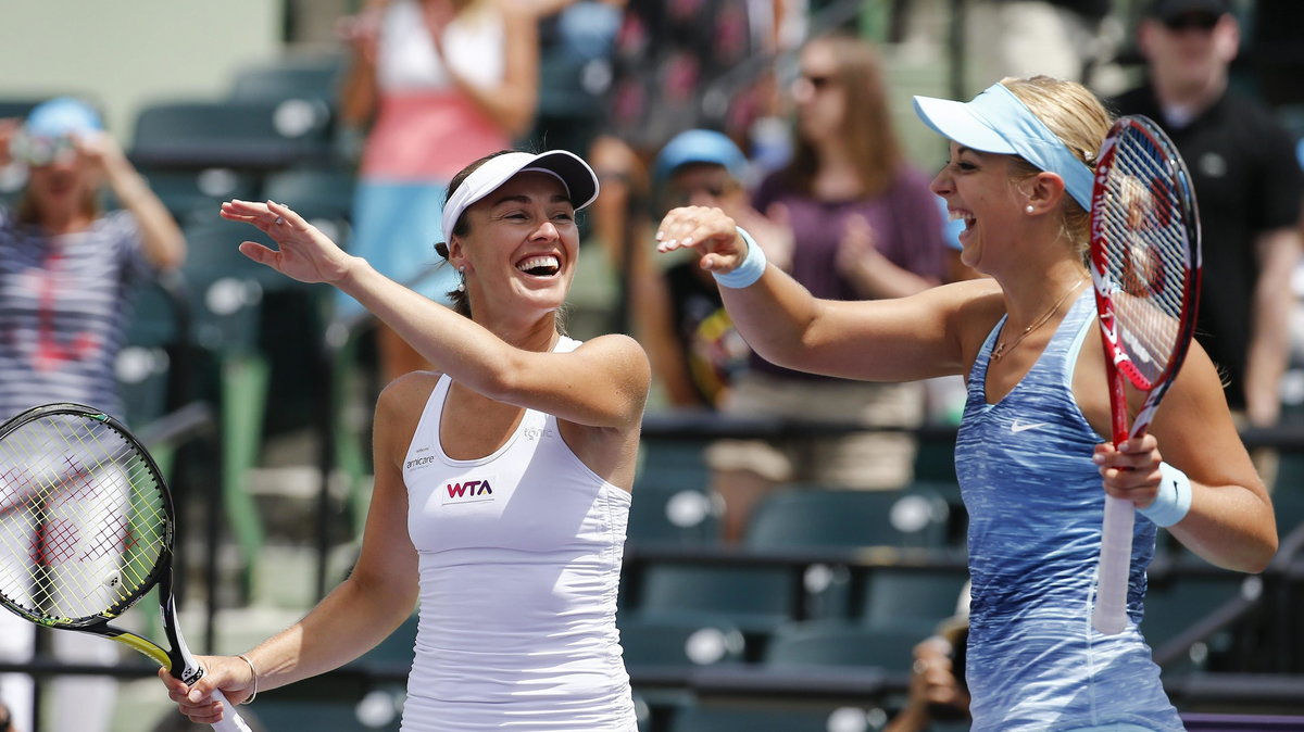 Hingis i Lisicki znakomicie bawiły się w Miami