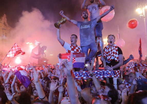 epa06893754 - CROATIA SOCCER FIFA WORLD CUP 2018 (Runner up Croatian national team in Zagreb)