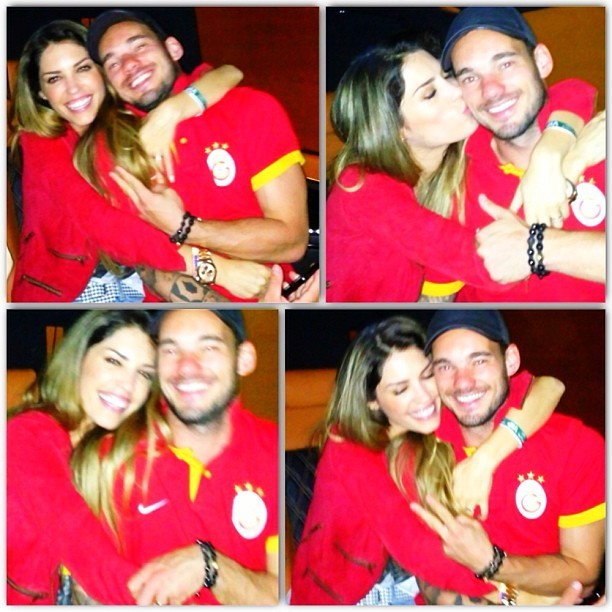 Wesley Sneijder i Yolanthe Cabau