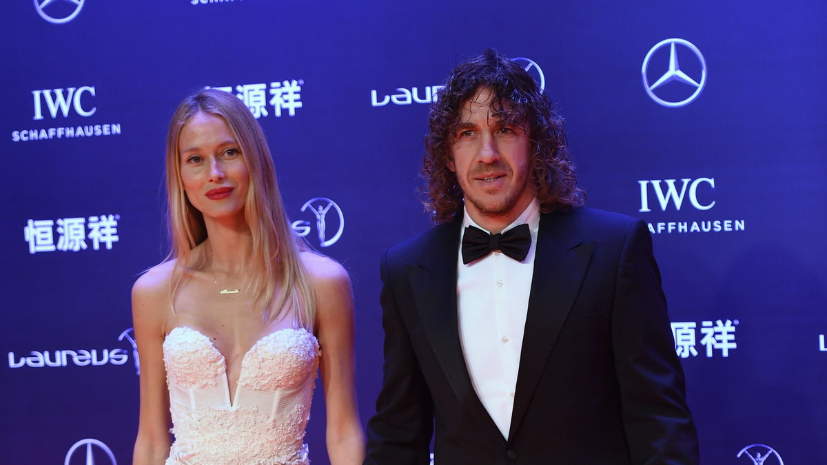 Carles Puyol i Vanesa Lorenzo