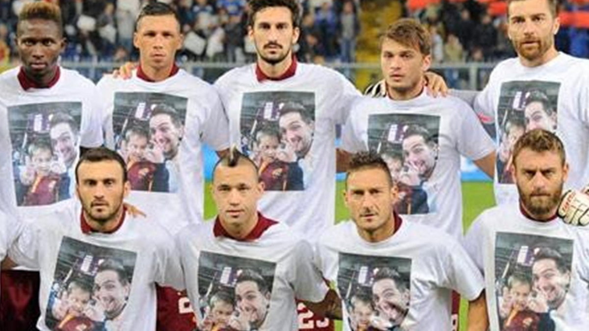 Piłkarze Romy uczcili pamięć zmarłych kibiców