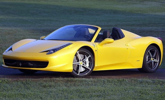 55. Ferrari 458 Spider