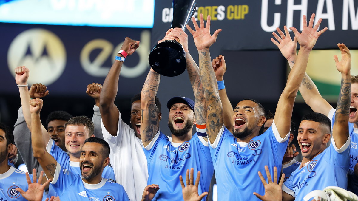 Zawodnicy New York City FC tak celebrowali wygraną nad ekipą z Guadalajary