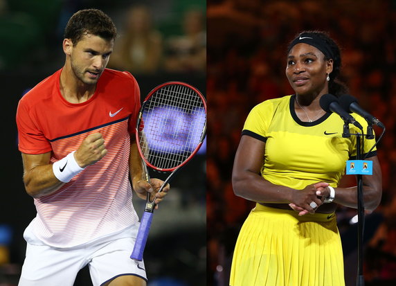 Grigor Dimitrow i Serena Williams