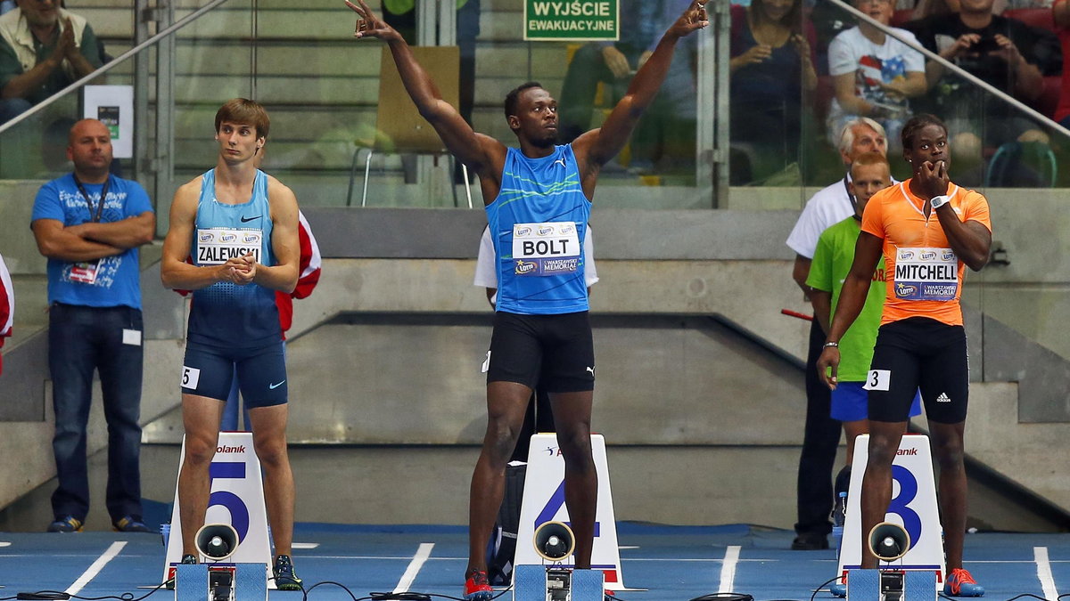 Usain Bolt na Stadionie Narodowym