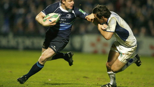 Brian O'Driscoll (Leinster) kontra Morgan Parra (Clermont)