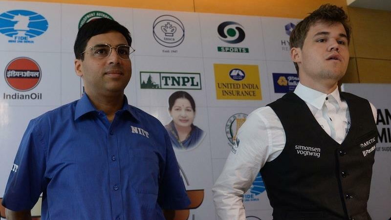 Viswanathan Anand i Magnus Carlsen