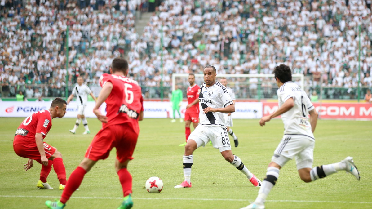 Pilka nozna. Ekstraklasa. Legia Warszawa - Lechia Gdansk. 04.06.2017