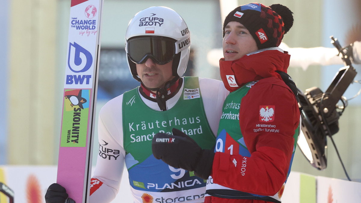 Piotr Żyła i Kamil Stoch