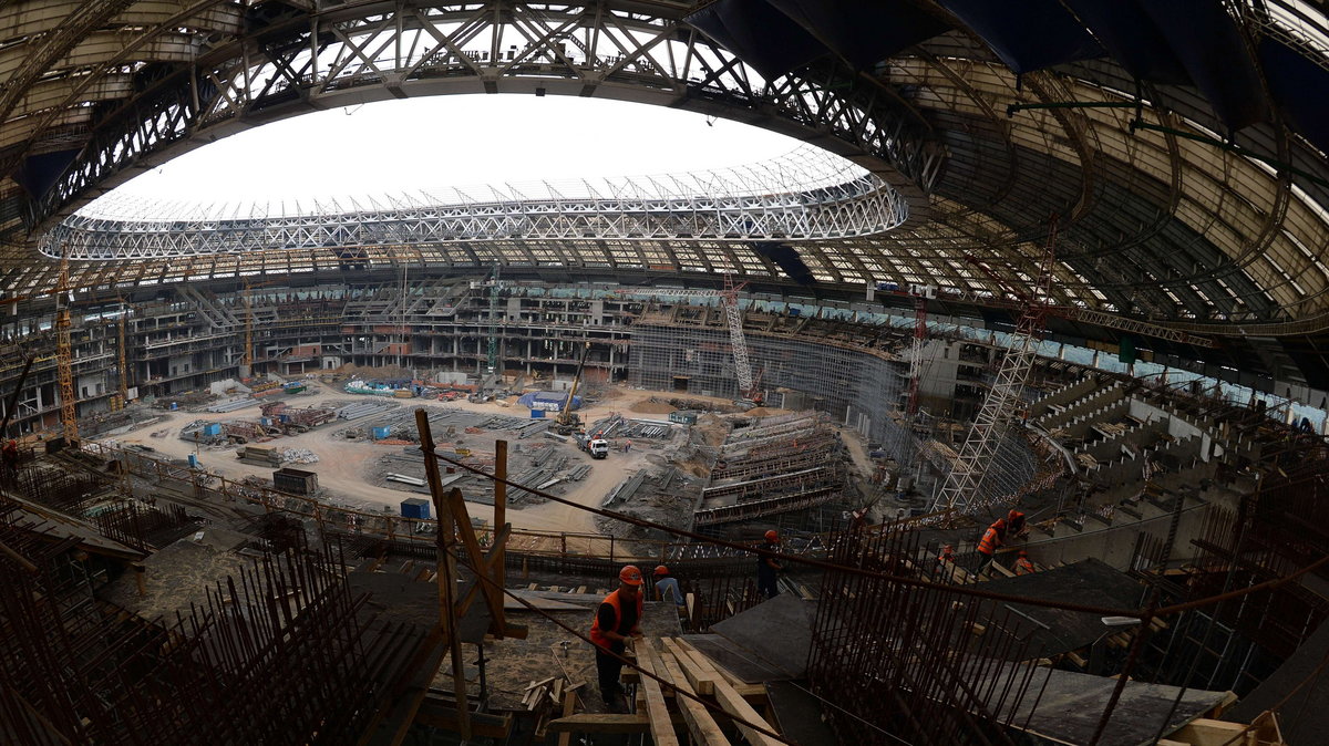 Remont na stadionie Łużniki