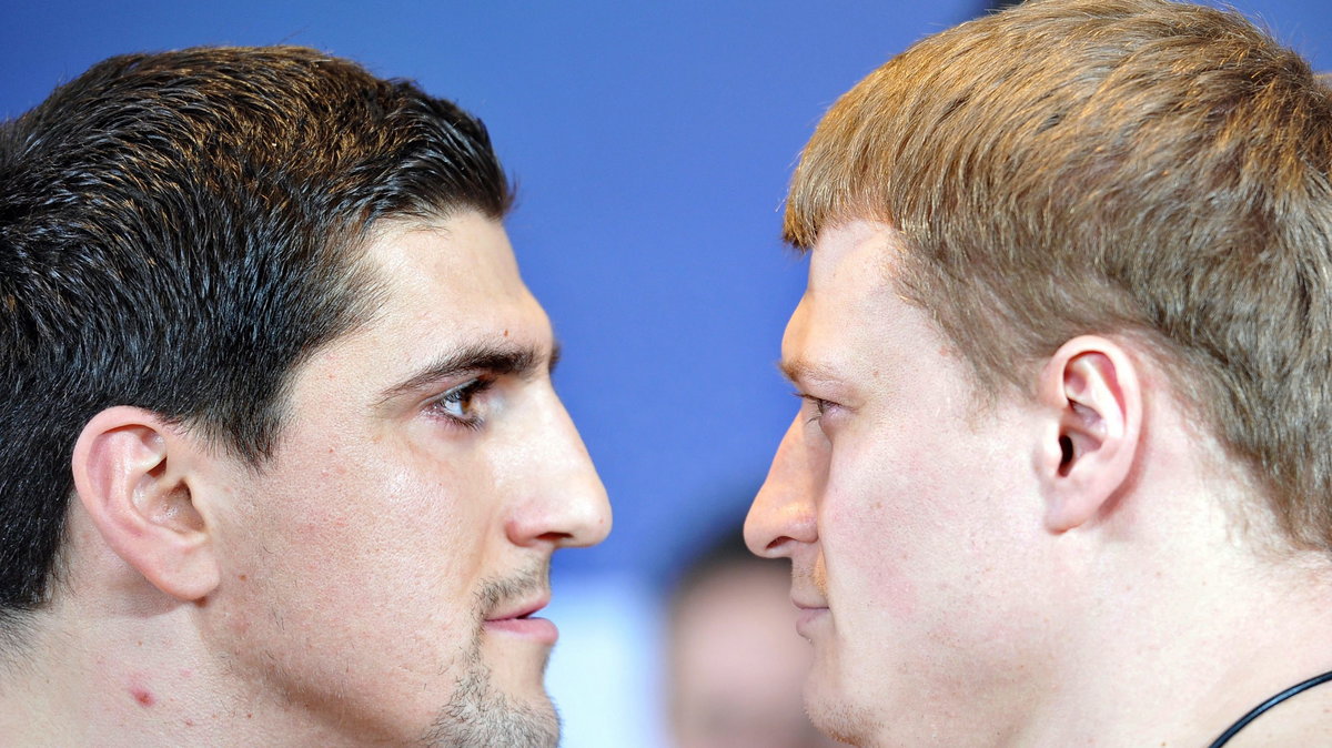 Marco Huck (L) i Aleksandr Powietkin (P)