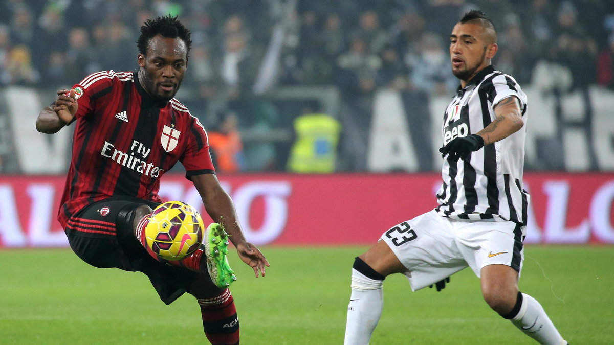 Michael Essien, Arturo Vidal, Milan, Juventus