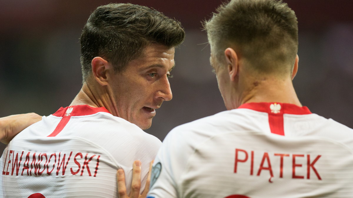 Robert Lewandowski i Krzysztof Piątek