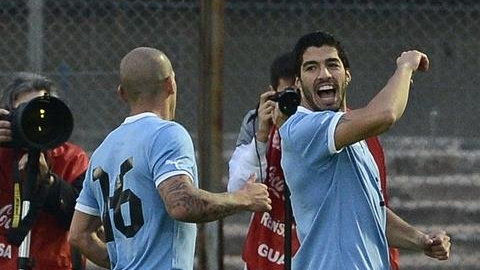 Maximiliano Pereira i Luis Suarez