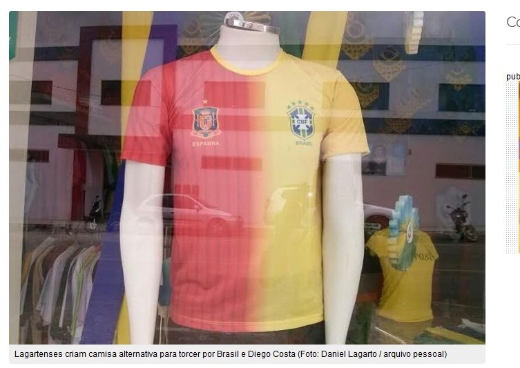 Podwójna koszulka dla kibiców Diego Costy na mundial