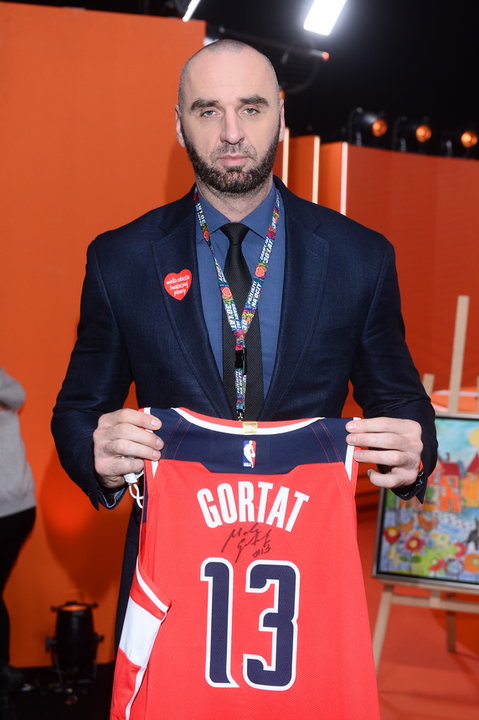 Marcin Gortat na finale WOŚP 2022