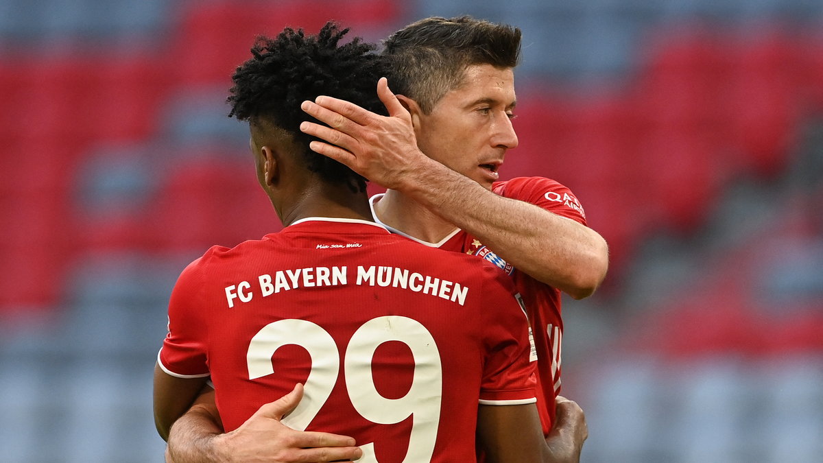 Kingsley Coman i Robert Lewandowski