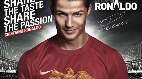 Cristiano Ronaldo w reklamie KFC