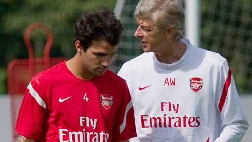 Cesc Fabregas i Arsene Wenger