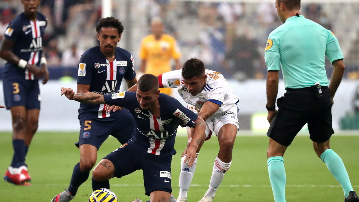 epa08577947 - FRANCE SOCCER LEAGUE CUP FINAL (Paris Saint Germain vs Olympique Lyon)