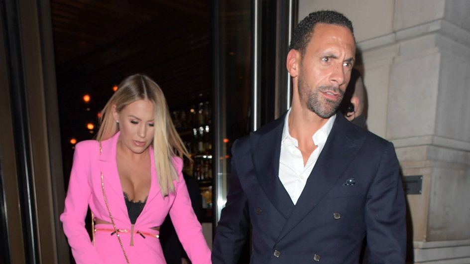 Rio Ferdinand i Kate Wright