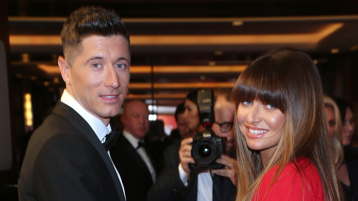 Robert Lewandowski i Anna Lewandowska