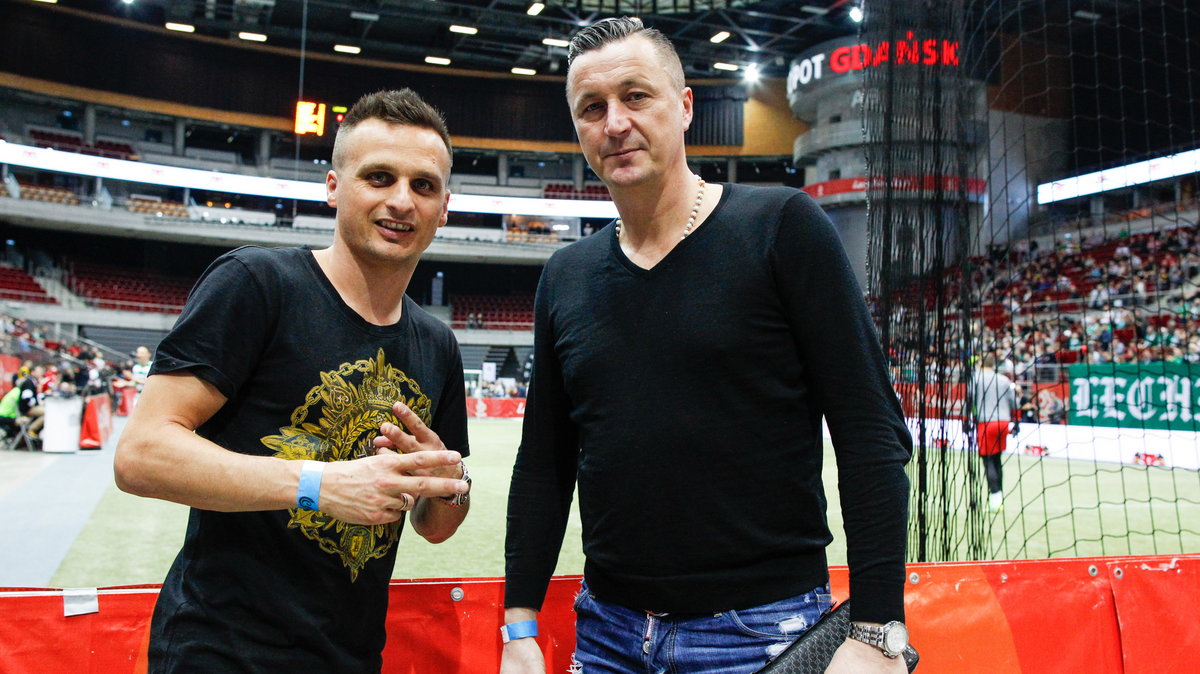 Tomasz Hajto i Sławomir Peszko, będący twarzą federacji