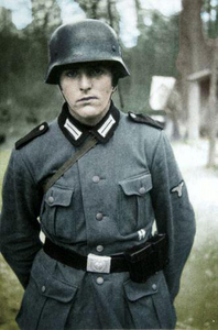 Żołnierz Niemiecki z drugiej wojny światowej