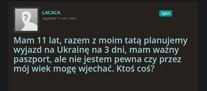 wywiezienie jej na ukraine na 3 dni