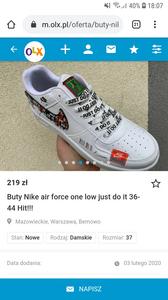 Ile kosztują w sklepach Nike Air Force 1 Low? Zapytaj.onet