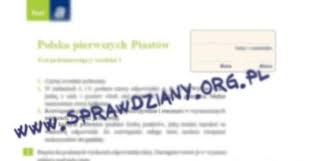Hej. Mieliście może sprawdzian z historii, książka Wczoraj i Dziś z