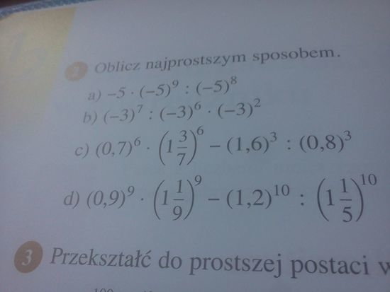 Oblicz najprostszym sposobem .Zadanie z podrecznika matematyka wokół