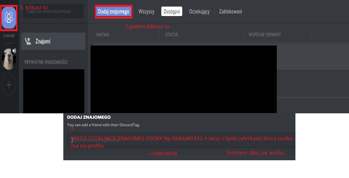 Jak dodać kogoś do znajomych na discord ?! Ważne bardzo *.* - Zapytaj